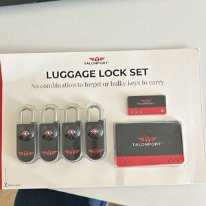 Talonport Luggage Lock Set with Four (4) TSA Locks